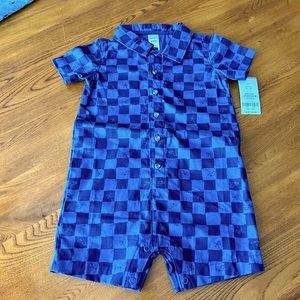 Carter’s Checked Button Down Romper